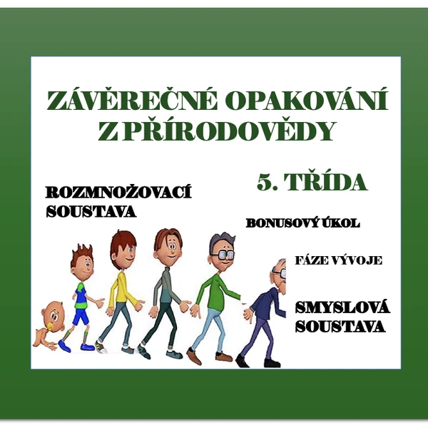 Opakování z přírodovědy