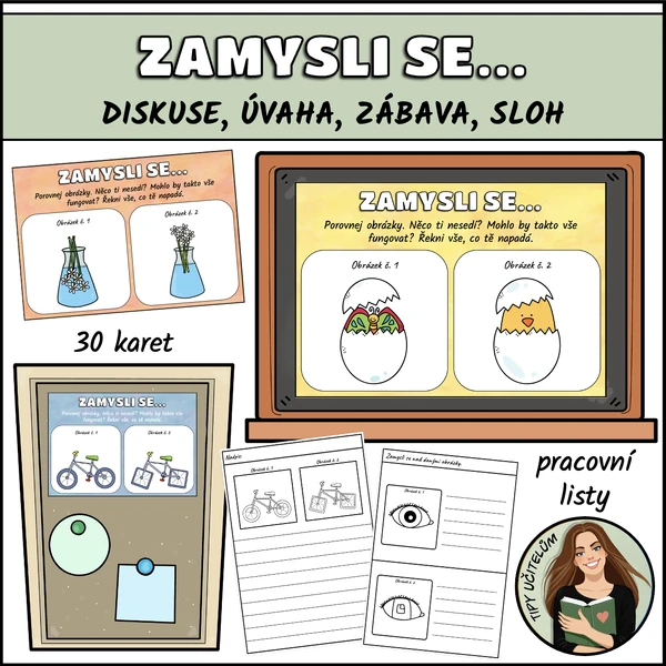 Zamysli se... zábava, komunikace, sloh, komunitní kruh