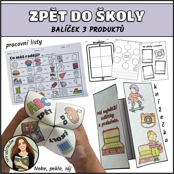 Zpátky do školy - balíček tří produktů