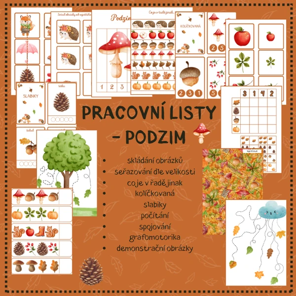 PODZIM - pracovní listy
