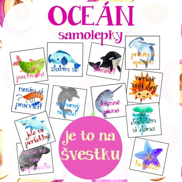 OCEÁN - samolepky