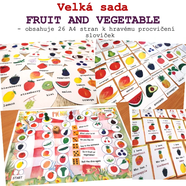 Velká sada - Fruit and Vegetable