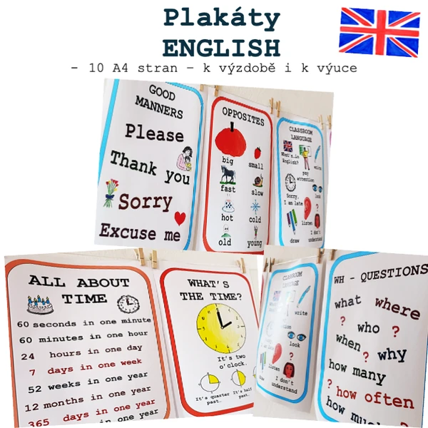 Plakáty - English