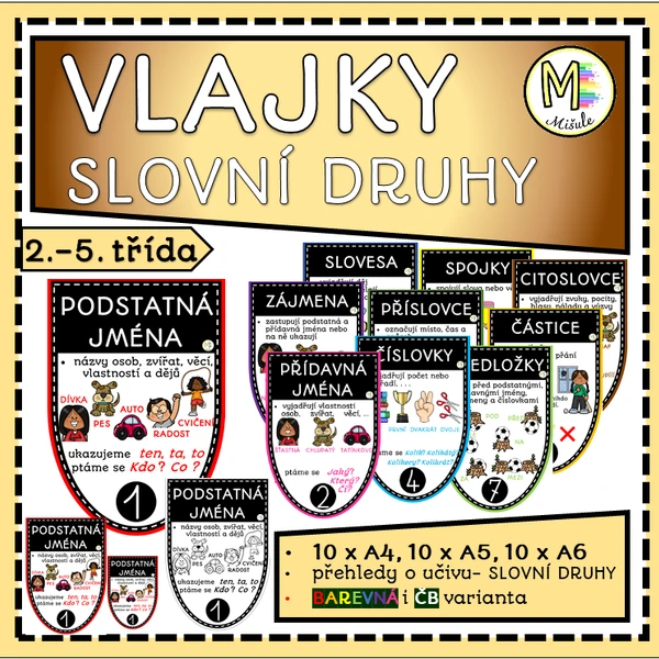 SLOVNÍ DRUHY- VLAJKY