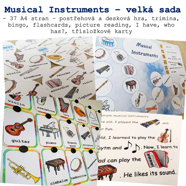 Musical Instruments - velká sada