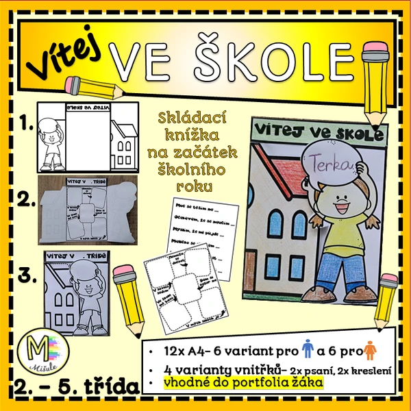 VÍTEJ VE ŠKOLE- OTEVÍRACÍ KNÍŽKA