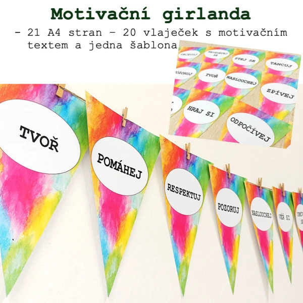Motivační girlanda