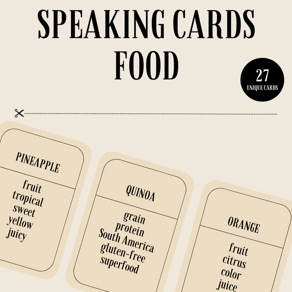 Speaking Cards - Food (jídlo)