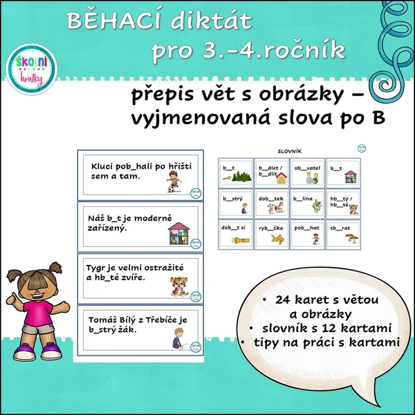 Běhací diktát - VS po B