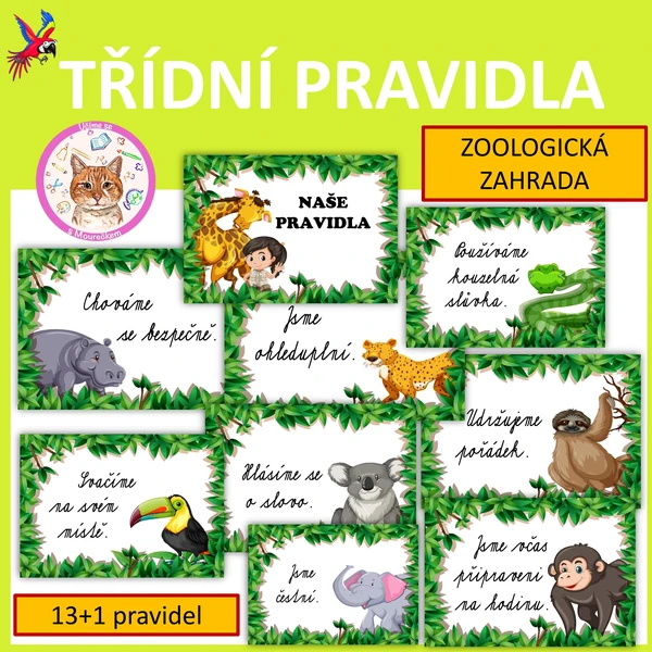 TŘÍDNÍ PRAVIDLA - Zoologická zahrada