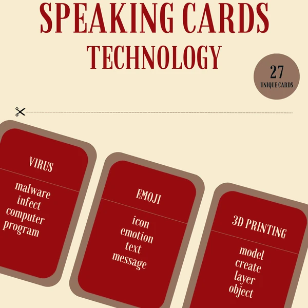 Speaking Cards - Technology (Technologie)