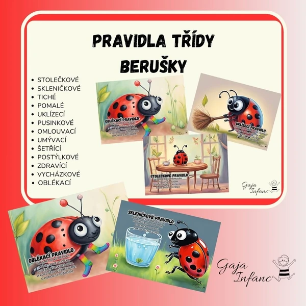 Pravidla třídy- berušky