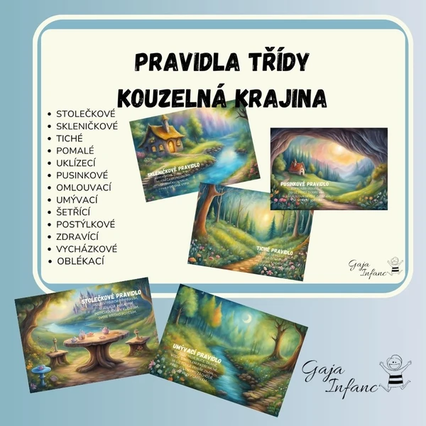 Pravidla třídy- krajiny