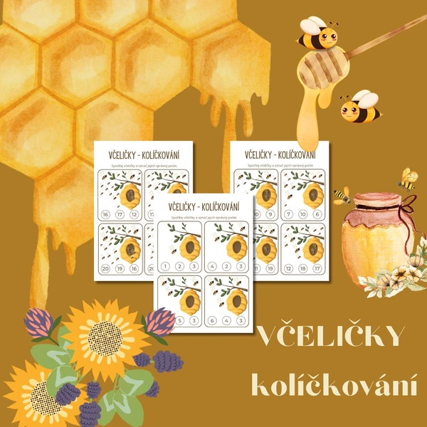 Včeličky - kolíčkování