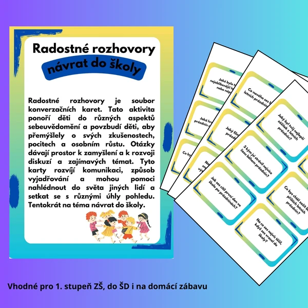 Radostné rozhovory - návrat do školy