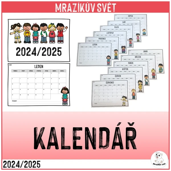 Měsíční kalendář 2024/2025