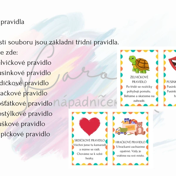 Třídní pravidla