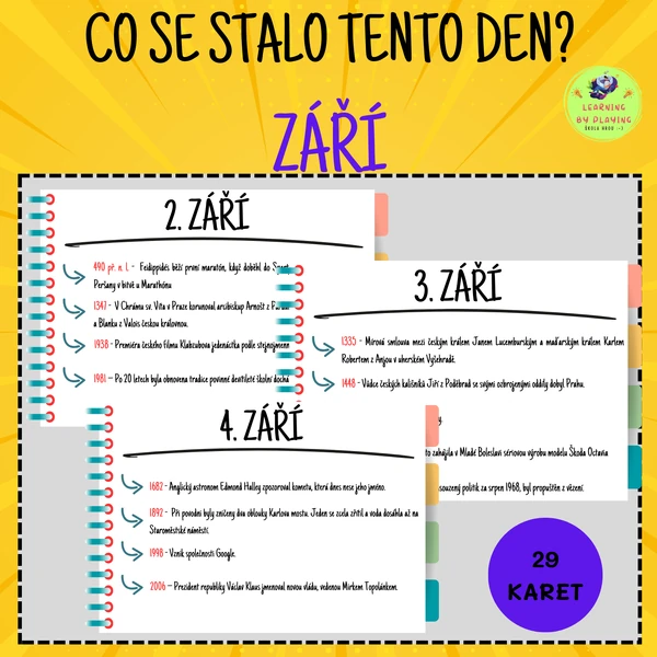 CO SE STALO TENTO DEN? - 29 KARET S UDÁLOSTMI (ZÁŘÍ)