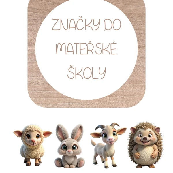 Značky do mateřské školy
