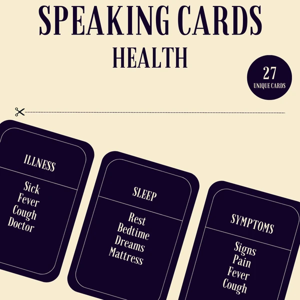 Speaking Cards - Health (zdraví)