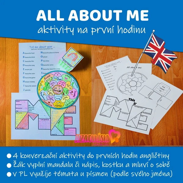 All about me aktivity do prvních hodin