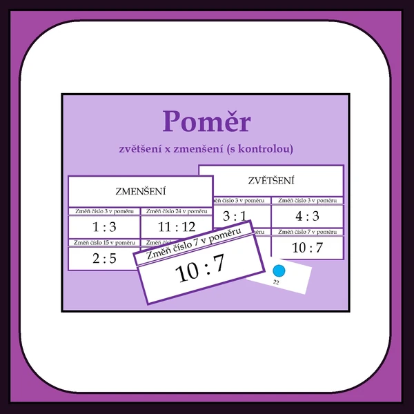 Poměr - zvětšení nebo zmenšení?