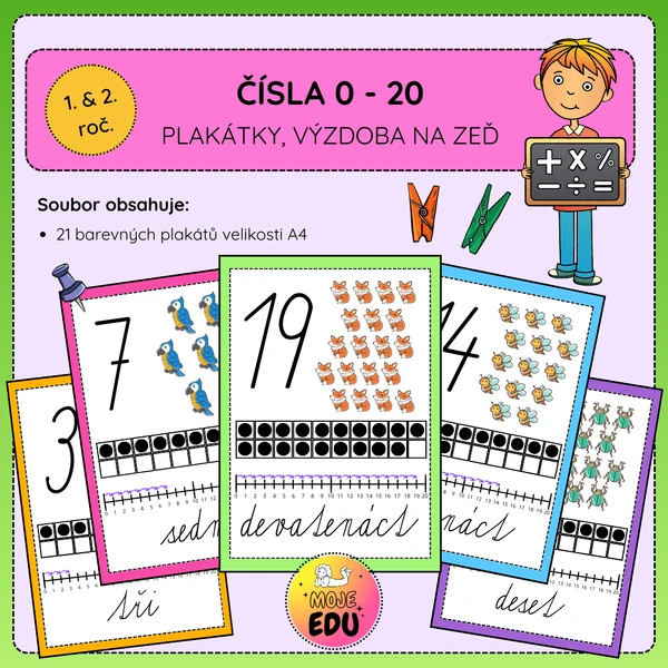Čísla 0 - 20
