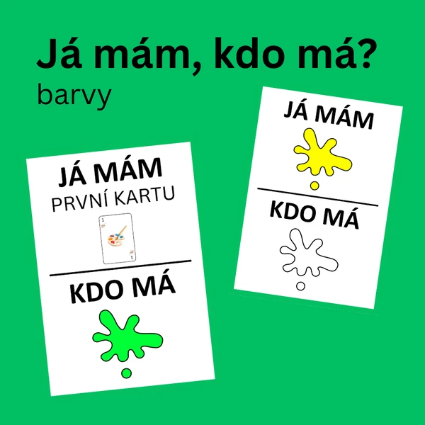Já mám, kdo má? - barvy