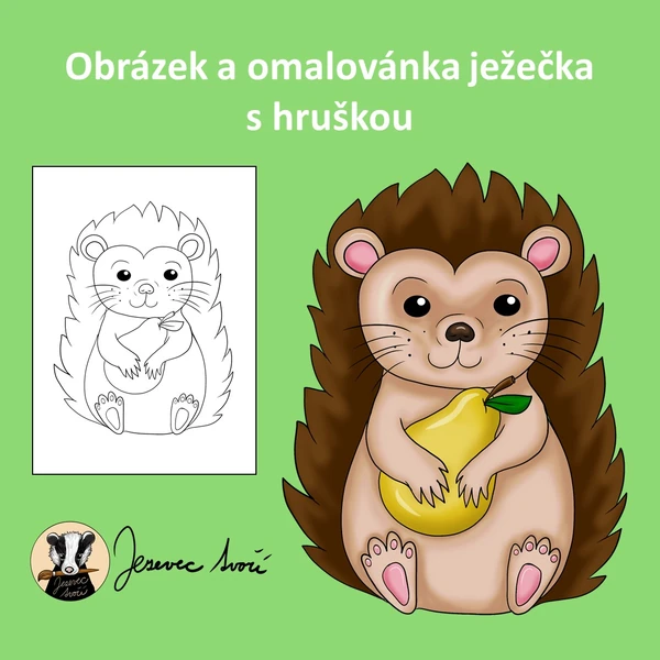 Ježeček s hruškou 