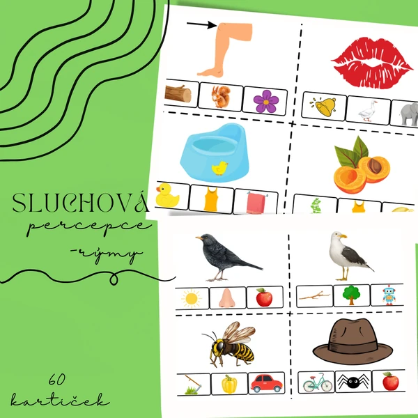 Sluchová percepce - rýmy