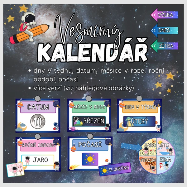 Vesmírný kalendář 🚀