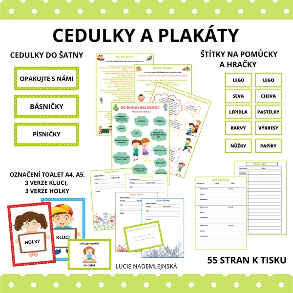 CEDULKY A PLAKÁTY