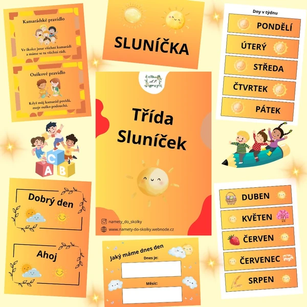 Výzdoba třídy Sluníček