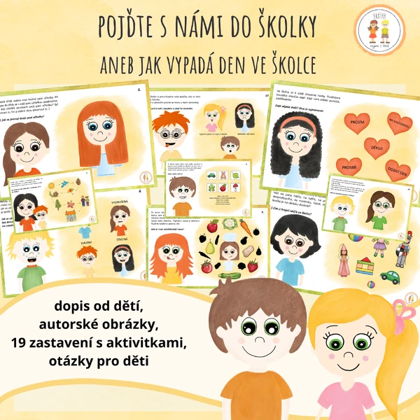 Pojďte s námi do školky - Aneb jak vypadá den ve školce - plotovka