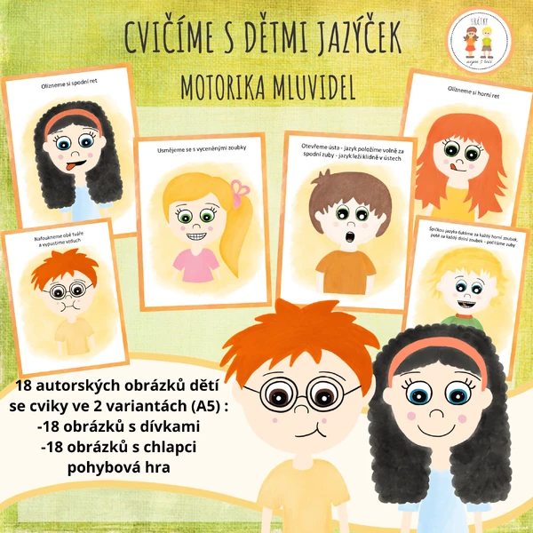 Cvičíme s dětmi jazýček - motorika mluvidel 