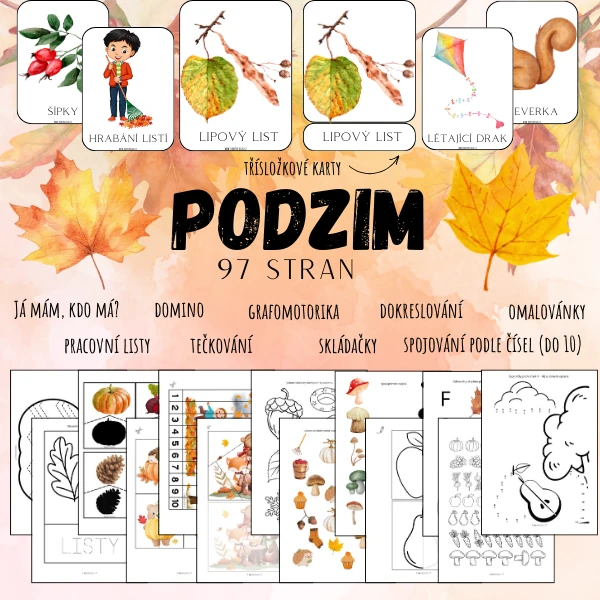 PODZIM - VELKÝ SOUBOR AKTIVIT