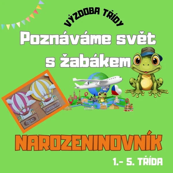 Poznáváme svět s žabákem-narozeninovník