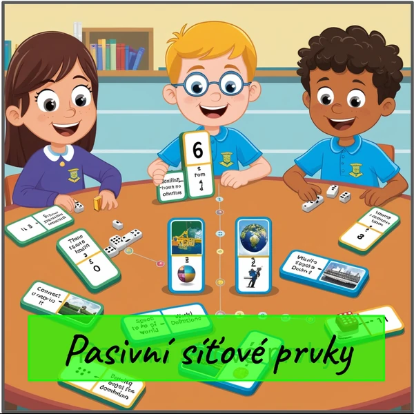 Pasivní prvky sítí - domino