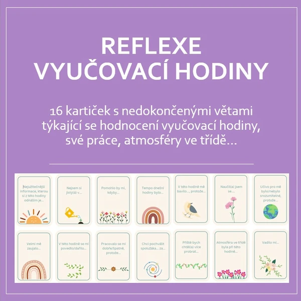 Reflexe vyučovací hodiny, sebehodnocení