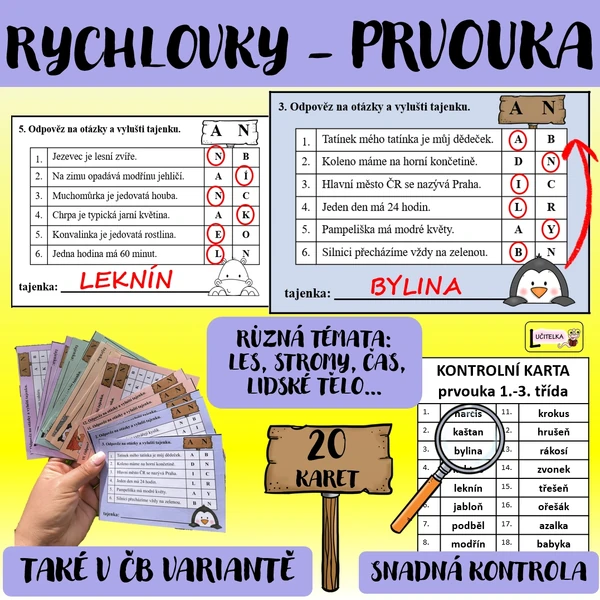 RYCHLOVKY/ PRVOUKA 1.-3.TŘÍDA
