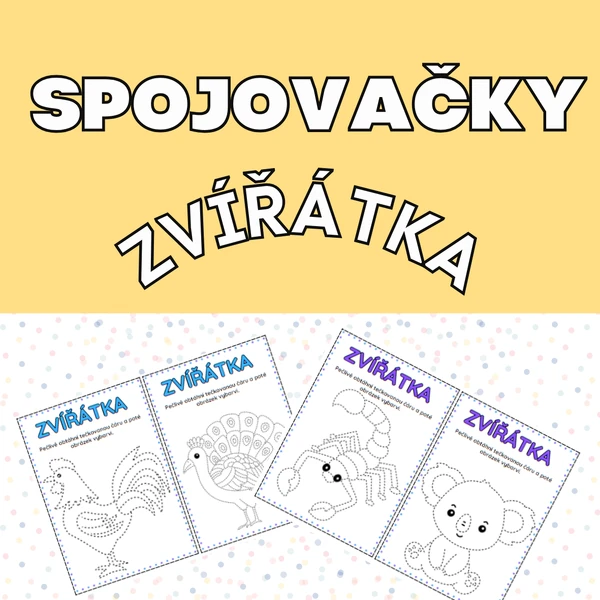 Spojovačky - zvířátka 