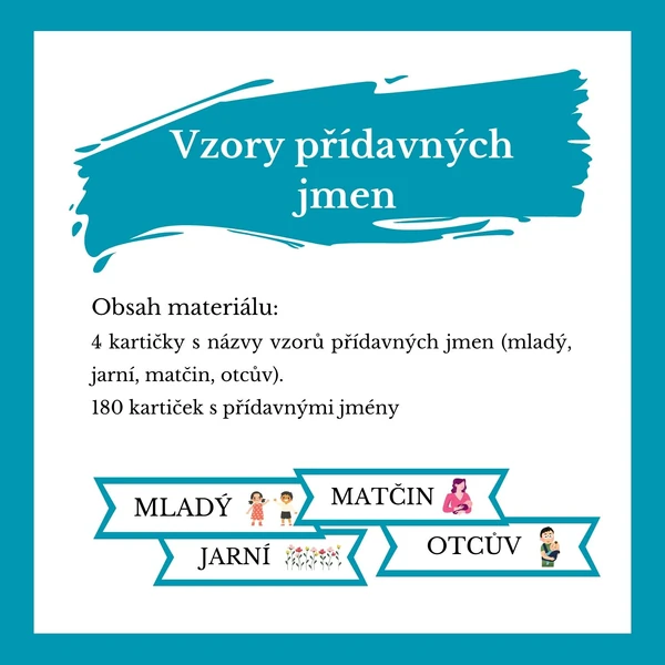VZORY PŘÍDAVNÝCH JMEN