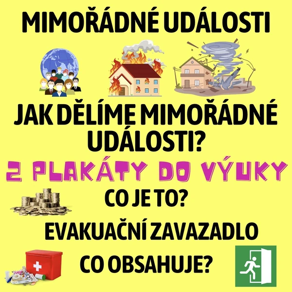 Plakát mimořádné události