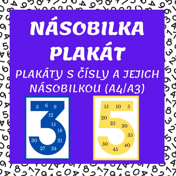 Plakáty - malá násobilka