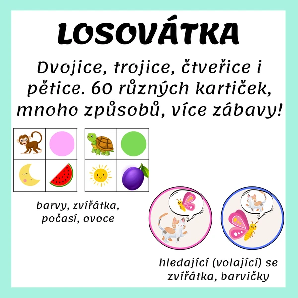 Losovátka - rozdělení žáků do skupin