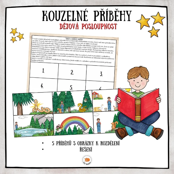 Kouzelné příběhy - dějová posloupnost