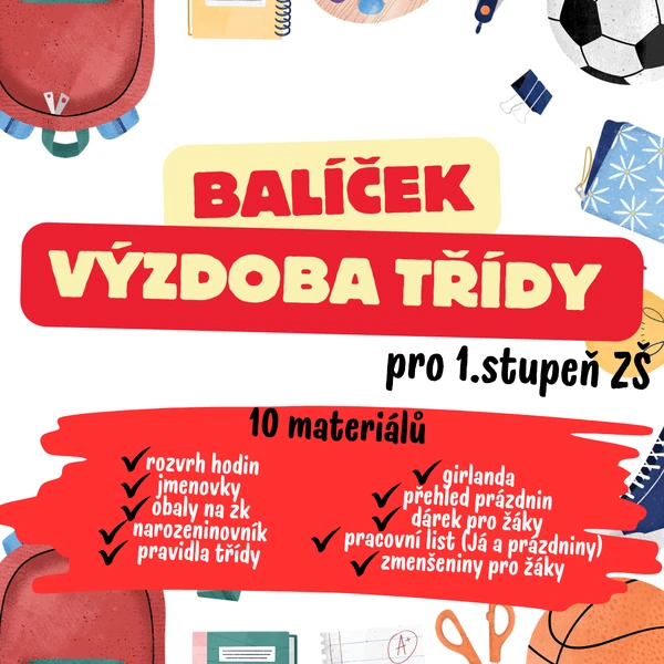 Balíček VÝZDOBA TŘÍDY