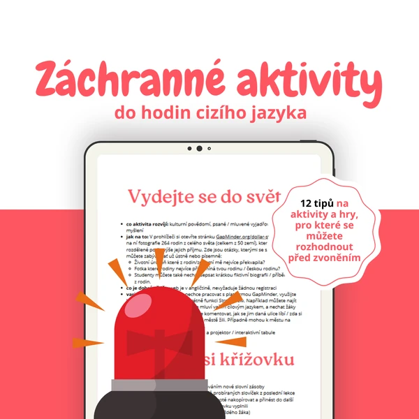 12 záchranných aktivit do hodin cizího jazyka