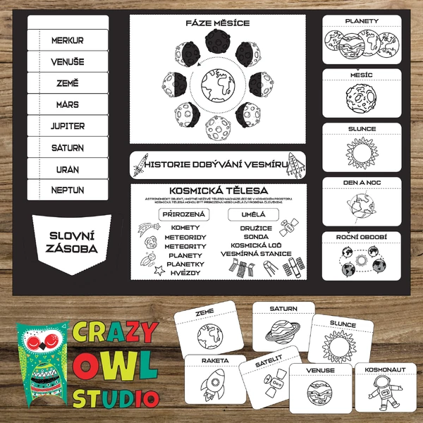 Lapbook VESMÍR 