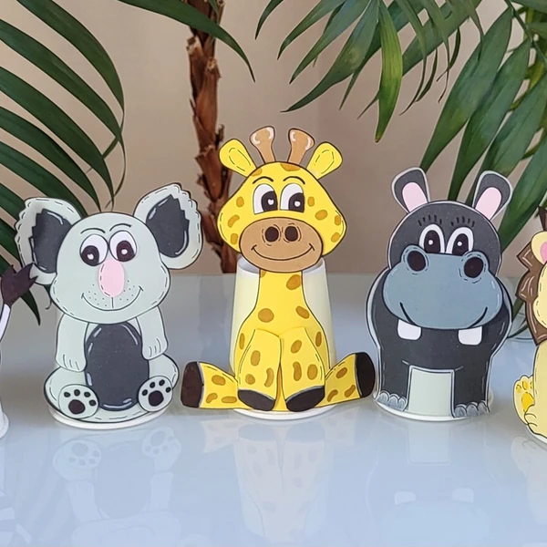 Mini šablony 🌴🦁🐯🌴